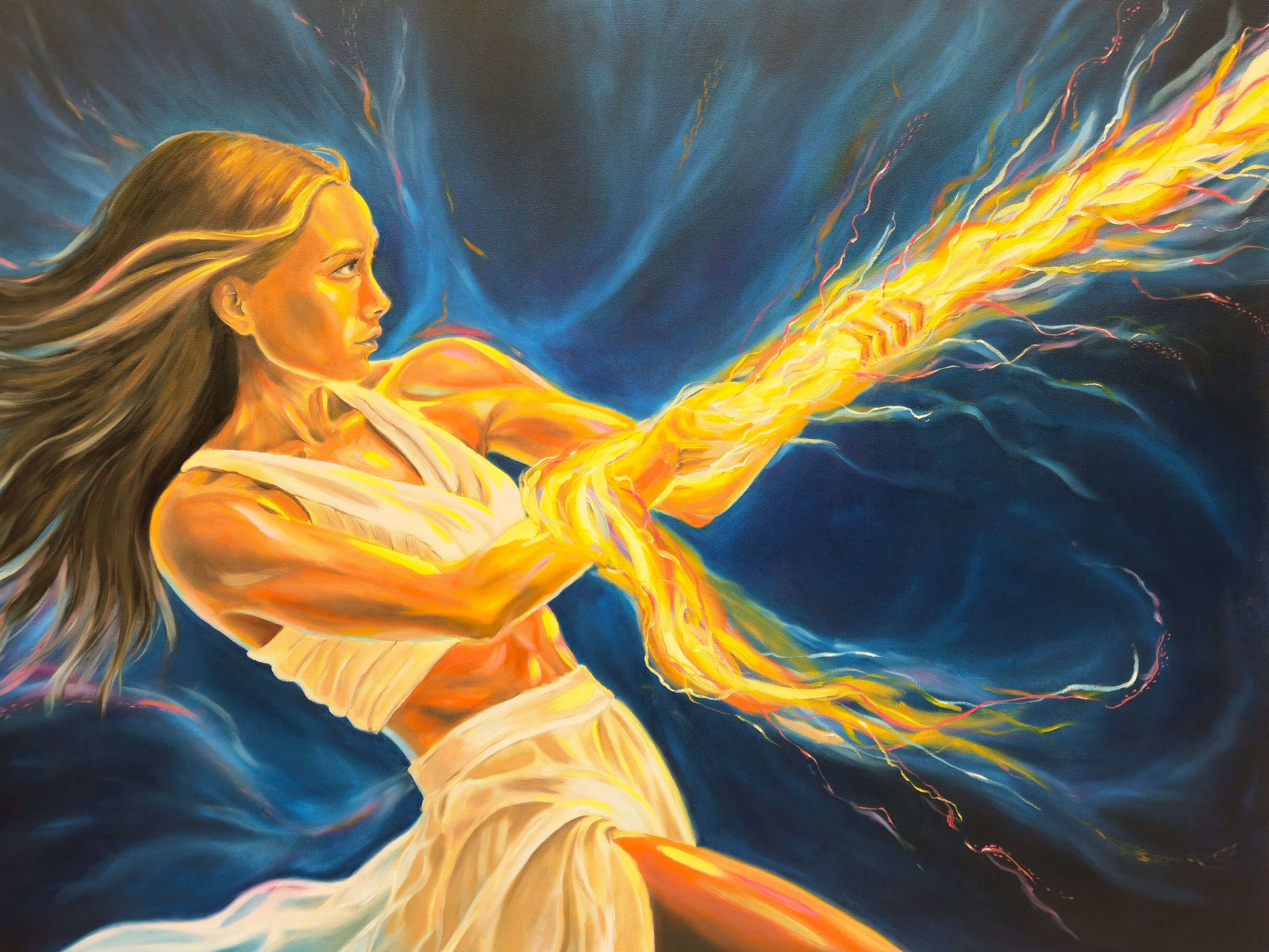 "Don't Let Go" 40" x 30"